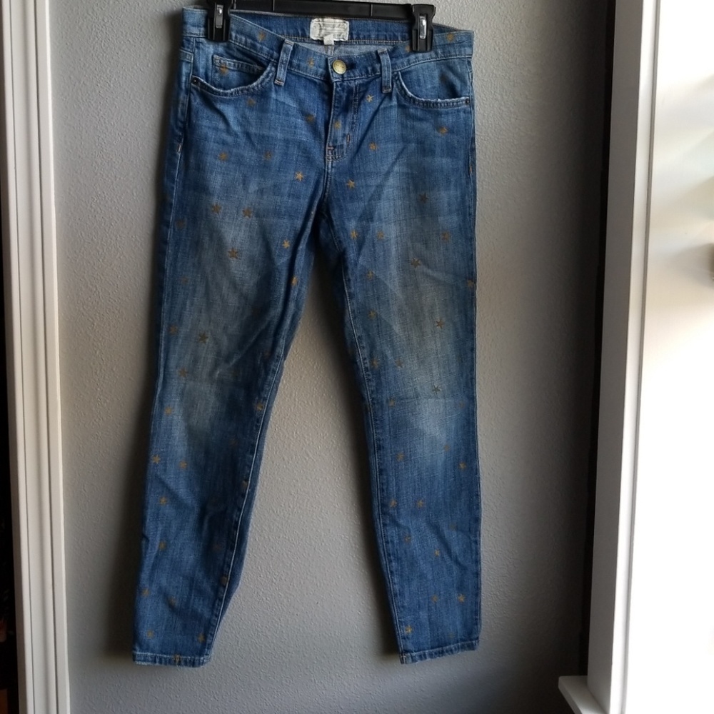 Current Elliot star print jeans